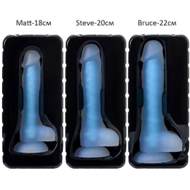 Фаллос Glow Beyond, синий