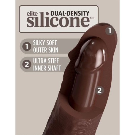 Фаллос King Cock 11" Silicone Dual Density