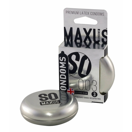 Экстремально тонкие презервативы MAXUS X-Edition