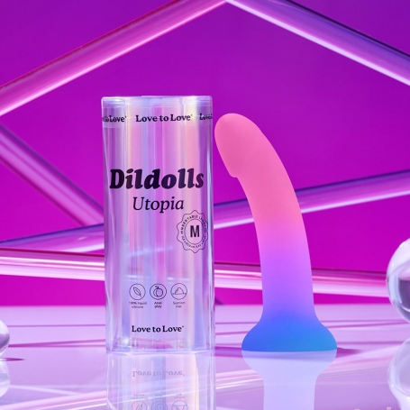 Фаллоимитатор Dildolls Utopia из жидкого силикона