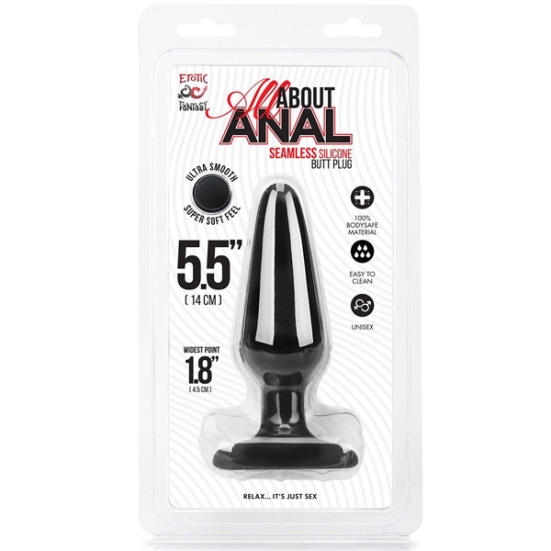 Пробка Anal Seamless 5,5" Erotic Fantasy