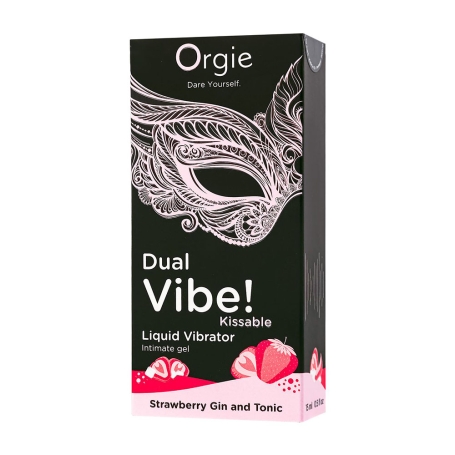 Съедобный гель с вибрацией Orgie DUAL VIBE